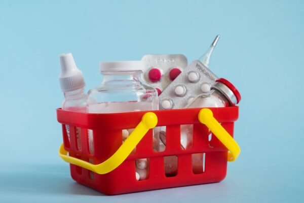 Beautiful young couple looking behind at you